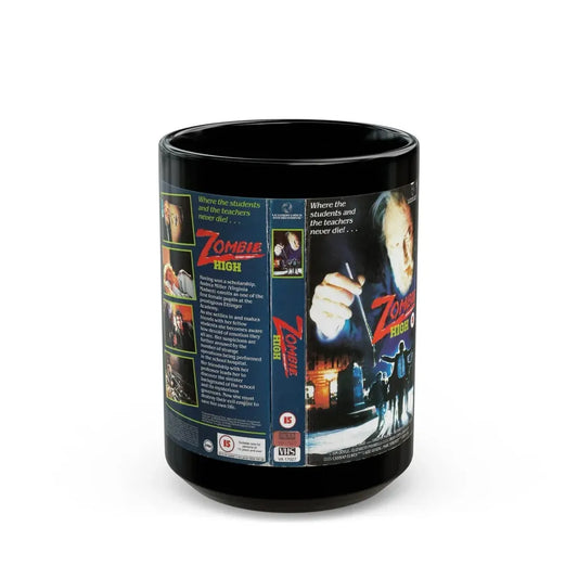 ZOMBIE HIGH (VHS COVER) - Black Coffee Mug 15oz - Go Mug Yourself