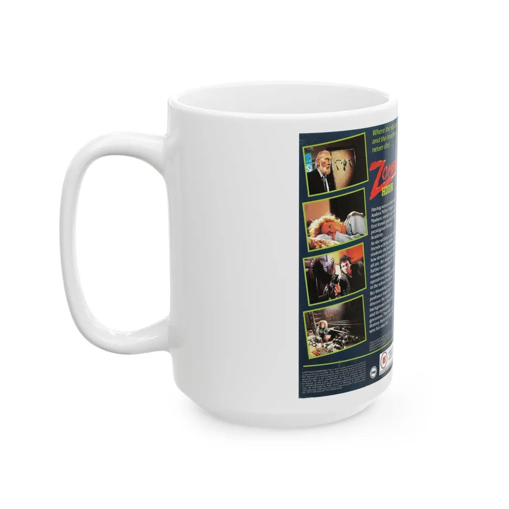 ZOMBIE HIGH (VHS COVER) - White Coffee Mug-Go Mug Yourself