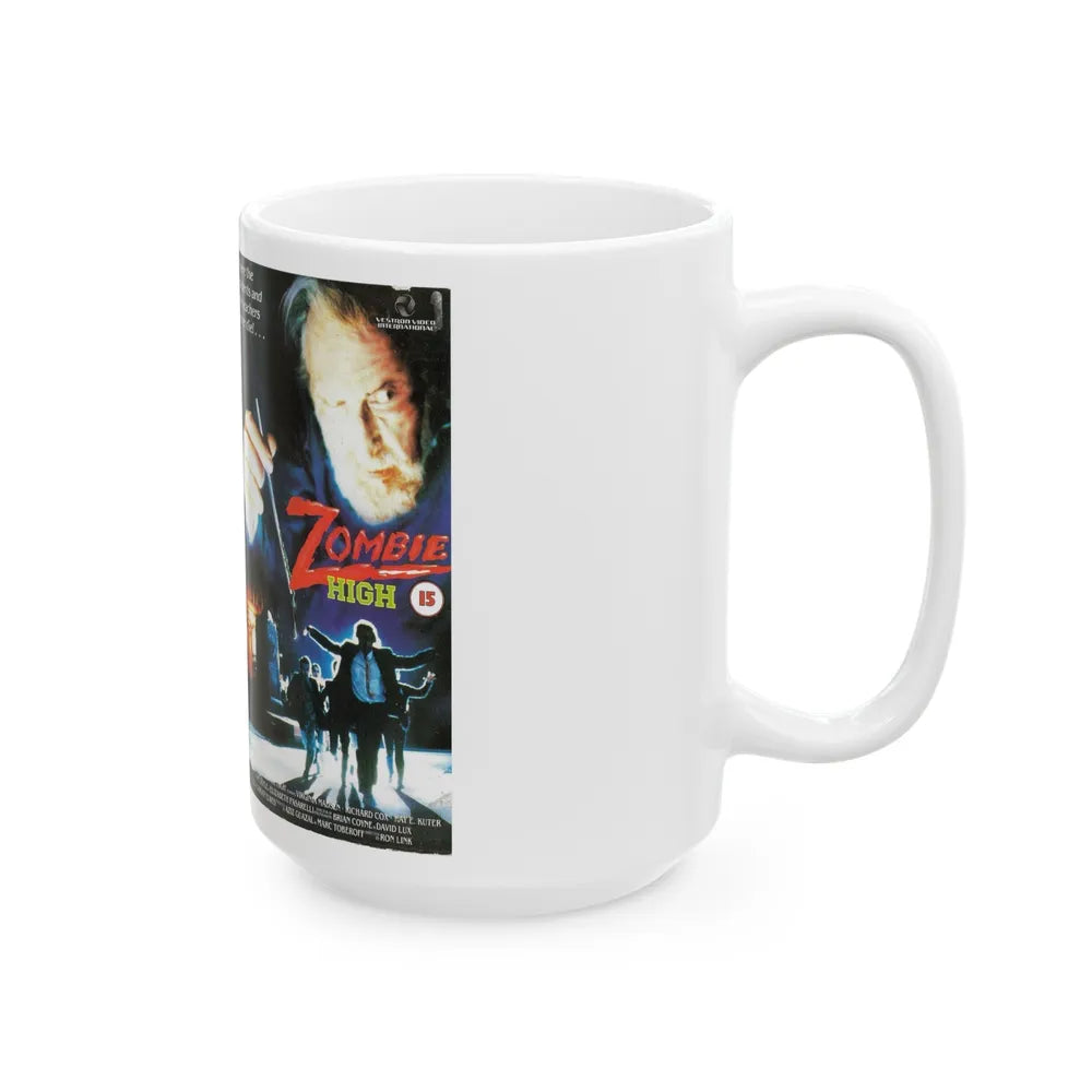 ZOMBIE HIGH (VHS COVER) - White Coffee Mug-Go Mug Yourself