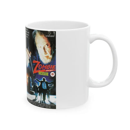 ZOMBIE HIGH (VHS COVER) - White Coffee Mug-Go Mug Yourself