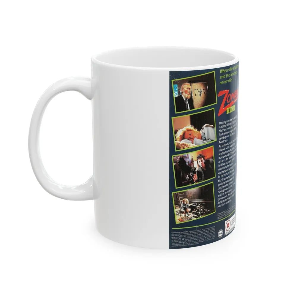 ZOMBIE HIGH (VHS COVER) - White Coffee Mug-Go Mug Yourself