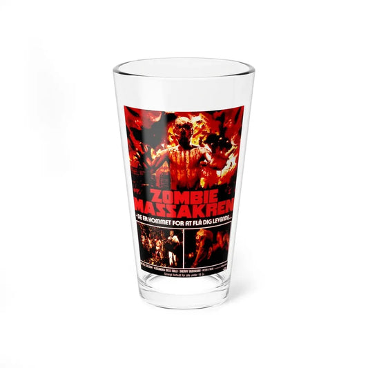 ZOMBIE HOLOCAUST (DANISH) 1980 Movie Poster - Pint Glass 16oz 16oz - Go Mug Yourself