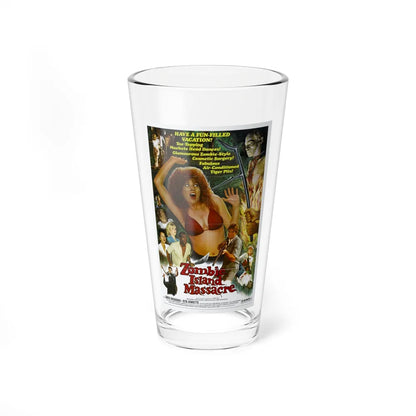 ZOMBIE ISLAND MASSACRE 1984 Movie Poster - Pint Glass 16oz-16oz-Go Mug Yourself