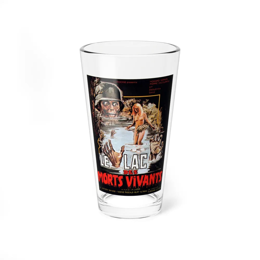 ZOMBIE LAKE 1981 Movie Poster - Pint Glass 16oz-16oz-Go Mug Yourself