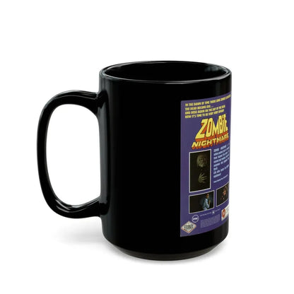 ZOMBIE NIGHTMARE (VHS COVER) - Black Coffee Mug - Go Mug Yourself