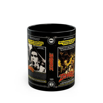 ZOMBIE (VHS COVER) - Black Coffee Mug-11oz-Go Mug Yourself