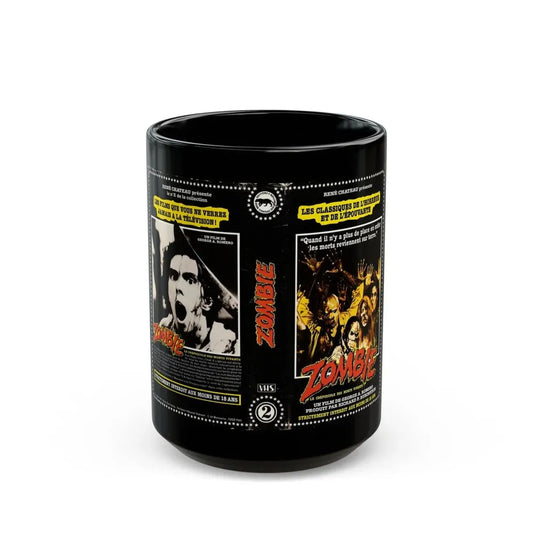 ZOMBIE (VHS COVER) - Black Coffee Mug 15oz - Go Mug Yourself