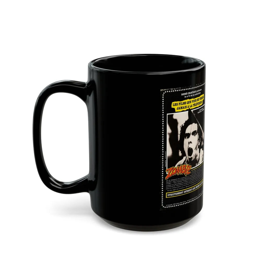 ZOMBIE (VHS COVER) - Black Coffee Mug-Go Mug Yourself