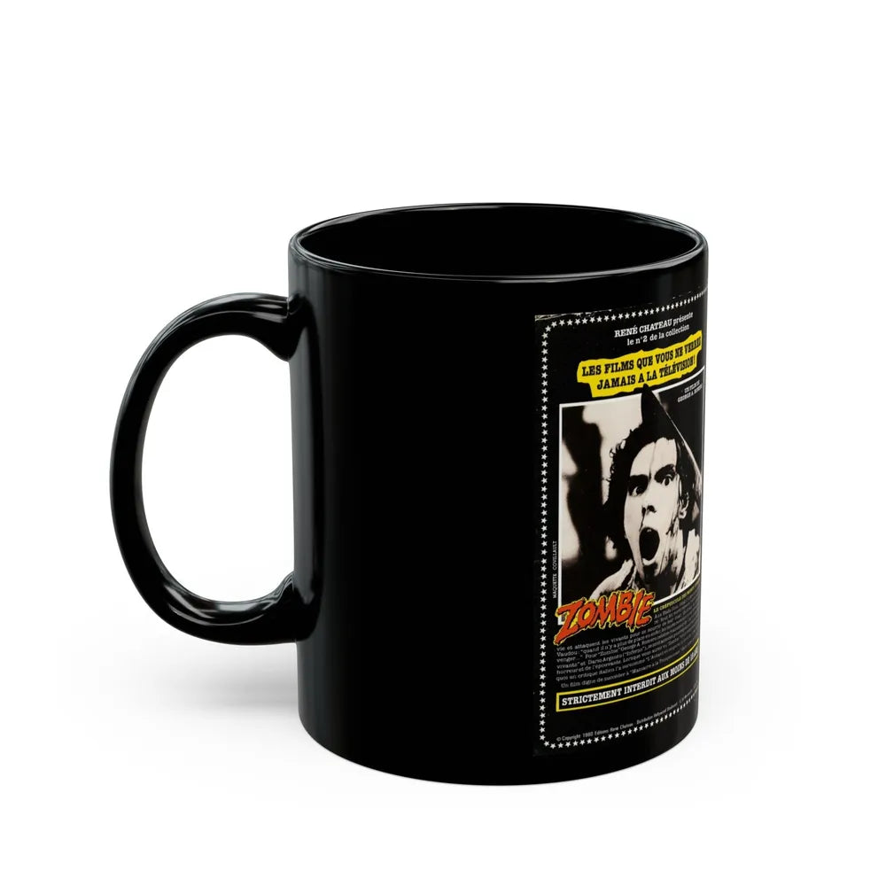 ZOMBIE (VHS COVER) - Black Coffee Mug-Go Mug Yourself