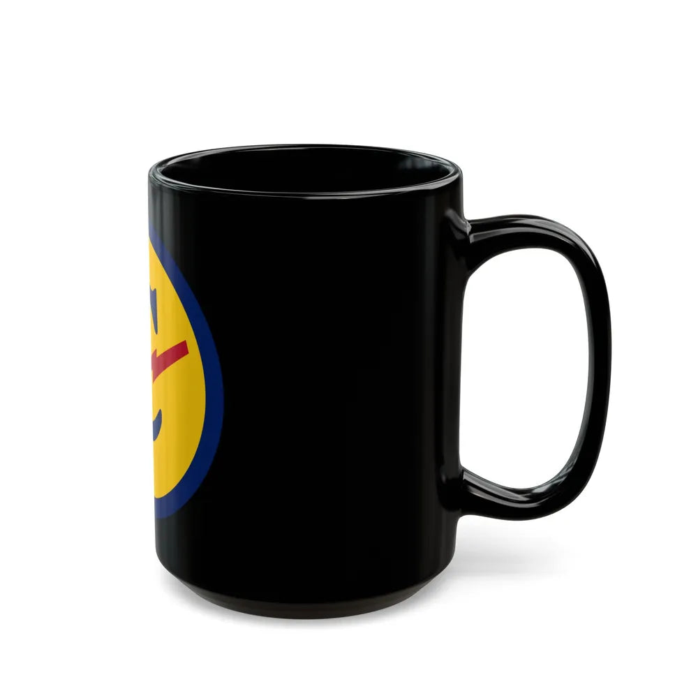 Zone Constabulary Forces of the European Theater (U.S. Army) Black Coffee Mug-Go Mug Yourself