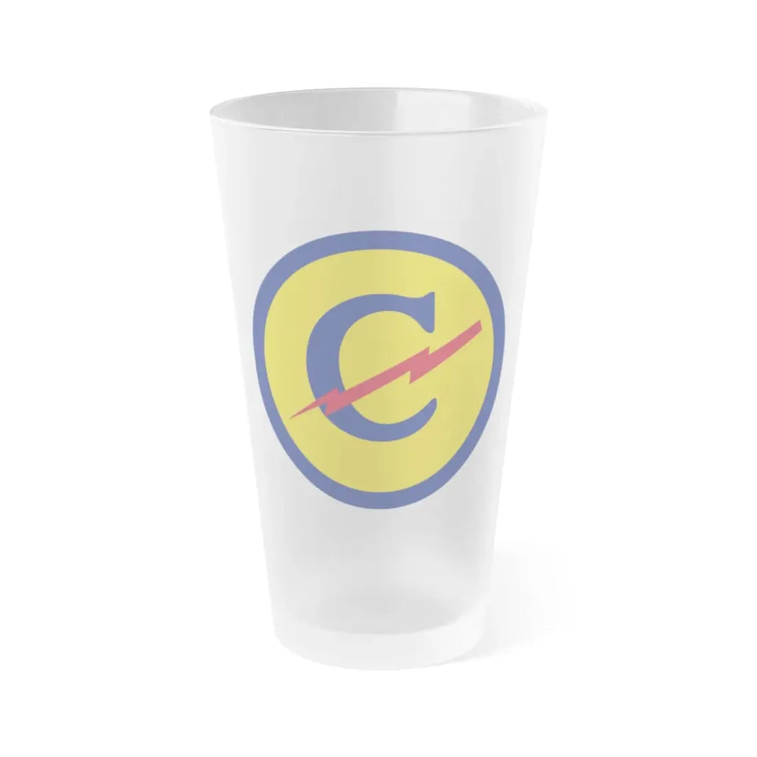 Zone Constabulary Forces of the European Theater (U.S. Army) Frosted Pint Glass 16oz Default Title - Go Mug Yourself