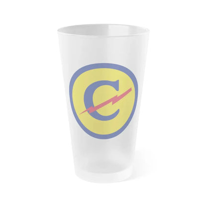 Zone Constabulary Forces of the European Theater (U.S. Army) Frosted Pint Glass 16oz Default Title - Go Mug Yourself