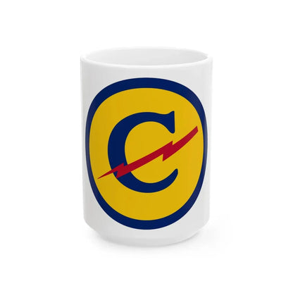 Zone Constabulary Forces of the European Theater (U.S. Army) White Coffee Mug 15oz - Go Mug Yourself