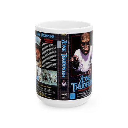 ZONE TROOPERS GERMAN (VHS COVER) - White Coffee Mug-15oz-Go Mug Yourself