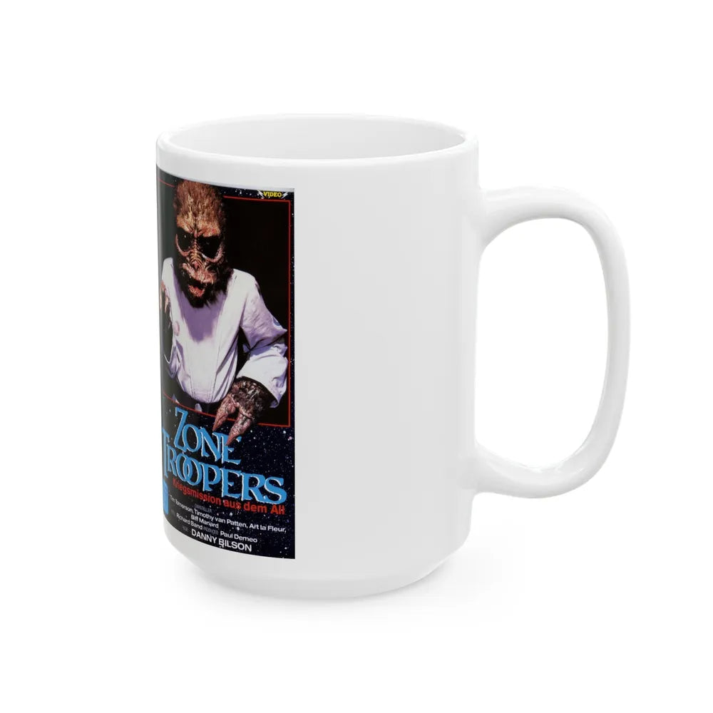 ZONE TROOPERS GERMAN (VHS COVER) - White Coffee Mug-Go Mug Yourself