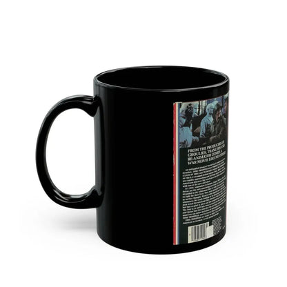 ZONE TROOPERS MOVIE AMERICA (VHS COVER) - Black Coffee Mug - Go Mug Yourself