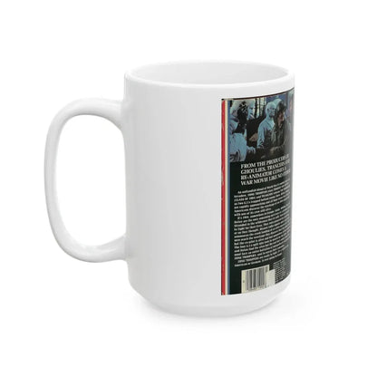 ZONE TROOPERS MOVIE AMERICA (VHS COVER) - White Coffee Mug - Go Mug Yourself