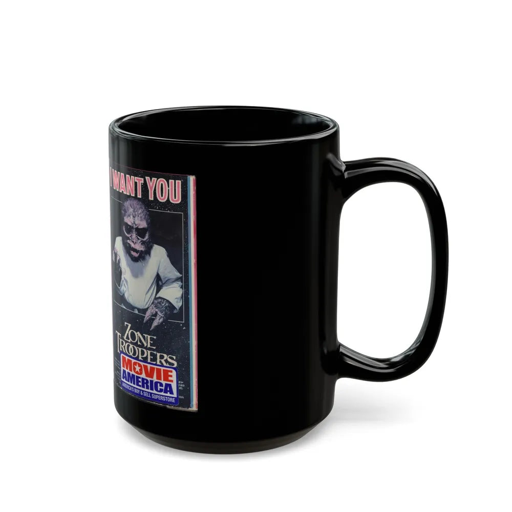 ZONE TROOPERS (VHS COVER) - Black Coffee Mug-Go Mug Yourself