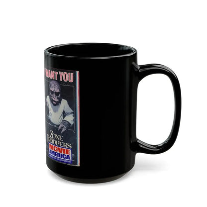 ZONE TROOPERS (VHS COVER) - Black Coffee Mug - Go Mug Yourself
