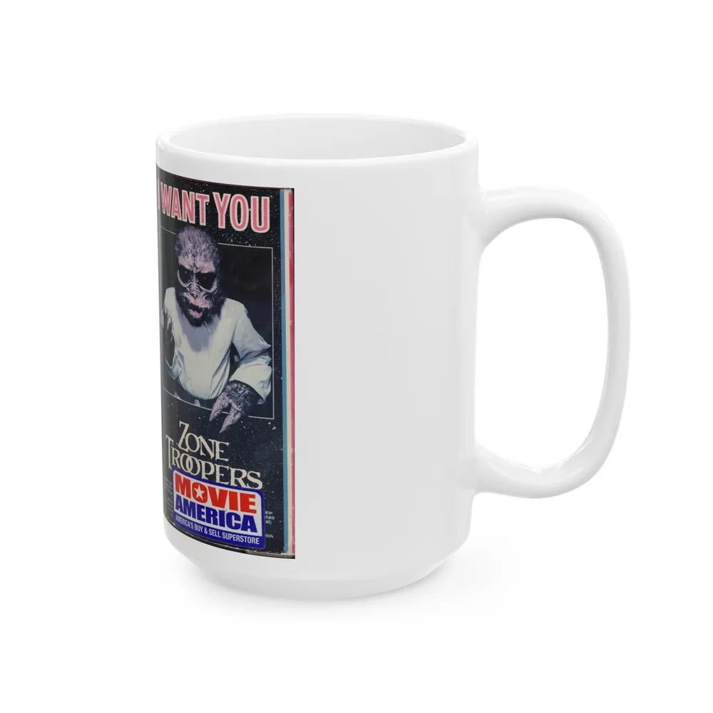 ZONE TROOPERS (VHS COVER) - White Coffee Mug-Go Mug Yourself