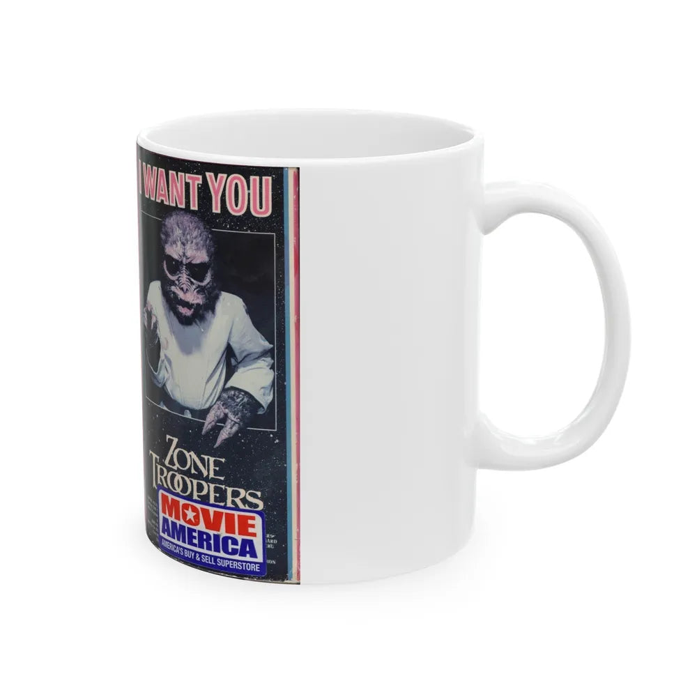 ZONE TROOPERS (VHS COVER) - White Coffee Mug-Go Mug Yourself