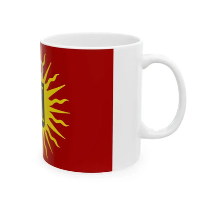 Zonnebeke vlag (Belgium) White Coffee Mug - Go Mug Yourself