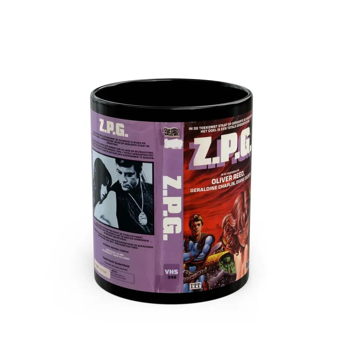 ZPG (VHS COVER) - Black Coffee Mug 11oz - Go Mug Yourself