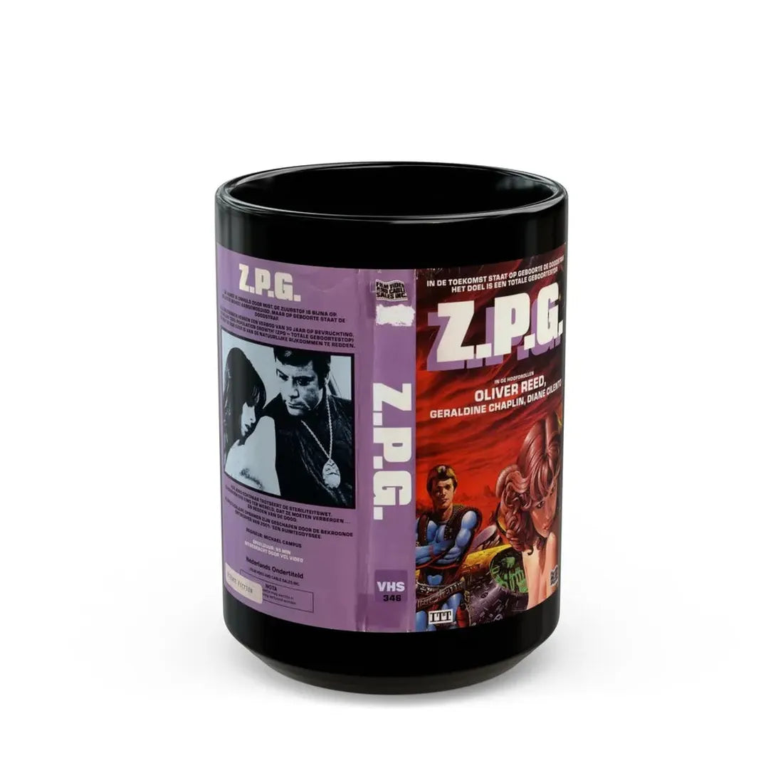 ZPG (VHS COVER) - Black Coffee Mug 15oz - Go Mug Yourself