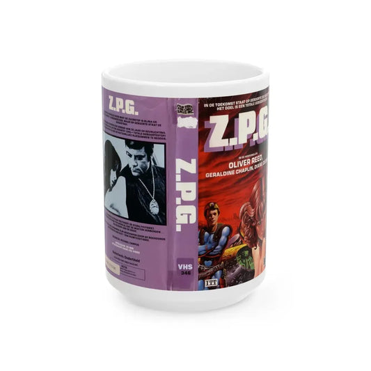 ZPG (VHS COVER) - White Coffee Mug 15oz - Go Mug Yourself