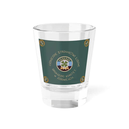 ZSL flag for Zebowice Opole 1951 (Poland) Shot Glass 1.5oz 1.5oz - Go Mug Yourself