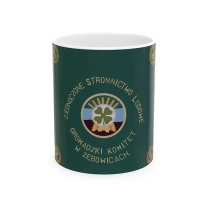 ZSL flag for Zebowice Opole 1951 (Poland) White Coffee Mug 11oz - Go Mug Yourself
