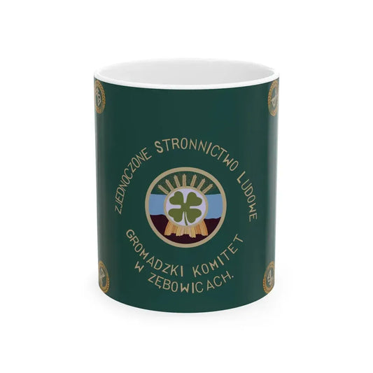 ZSL flag for Zebowice Opole 1951 (Poland) White Coffee Mug 11oz - Go Mug Yourself