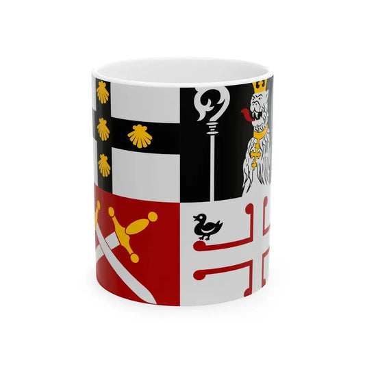Zuienkerke vlag (Belgium) White Coffee Mug 11oz - Go Mug Yourself