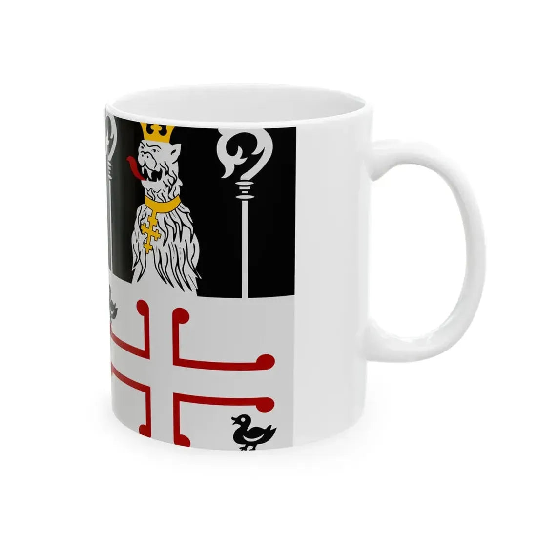 Zuienkerke vlag (Belgium) White Coffee Mug - Go Mug Yourself