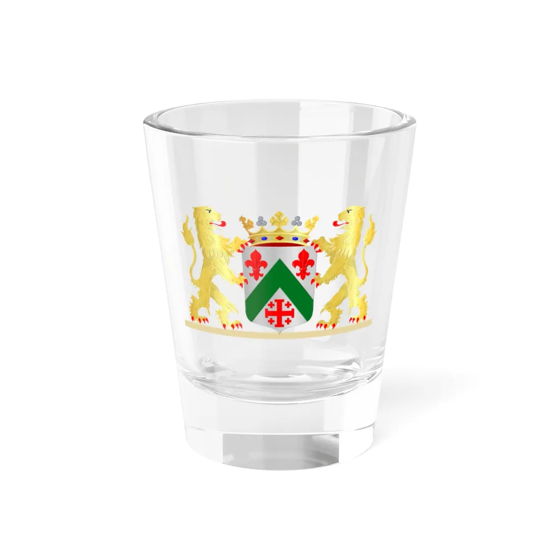 Zundert wapen (Netherlands) (Coat of Arms) Shot Glass 1.5oz 1.5oz - Go Mug Yourself