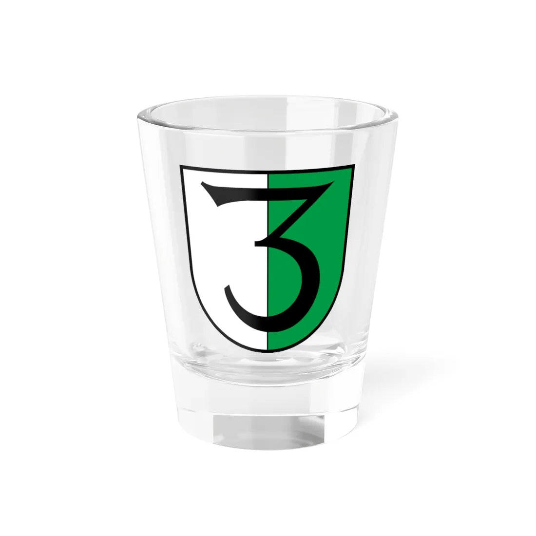 Zurzach Bezirk Wappen (Switzerland) (Coat of Arms) Shot Glass 1.5oz 1.5oz - Go Mug Yourself
