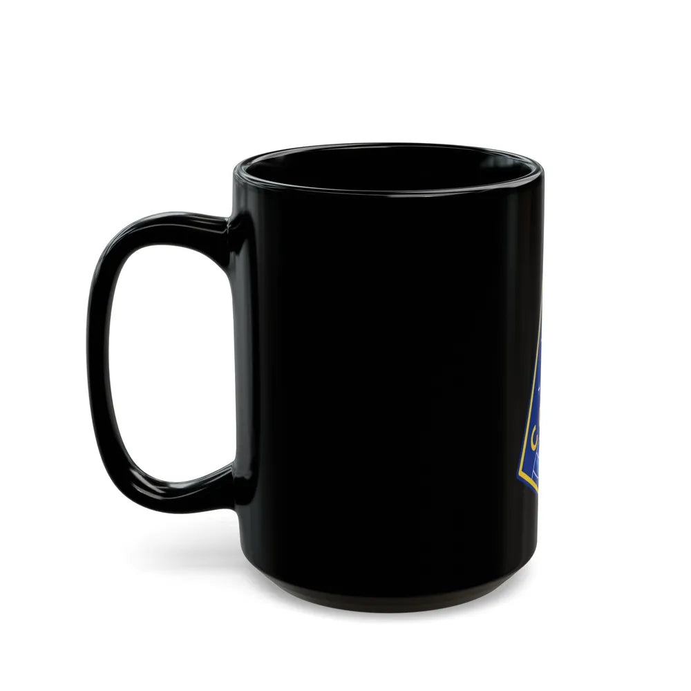 Zvezda Rocket (Soyuz Programme) Black Coffee Mug-Go Mug Yourself