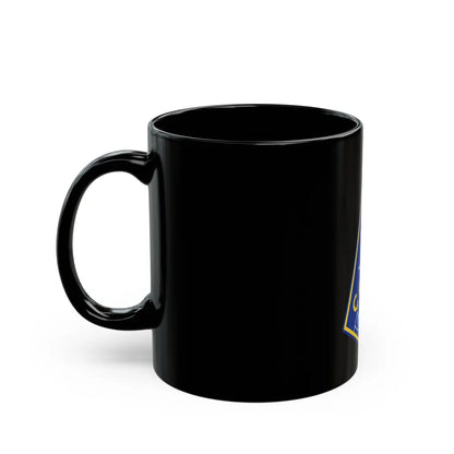 Zvezda Rocket (Soyuz Programme) Black Coffee Mug-Go Mug Yourself