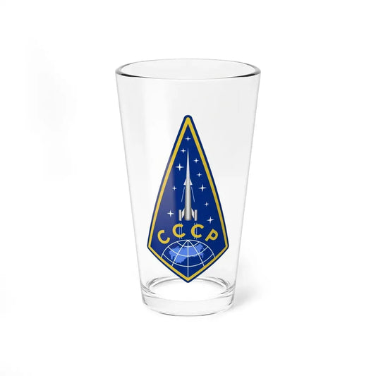 Zvezda Rocket (Soyuz Space Programme) Pint Glass 16oz 16oz - Go Mug Yourself