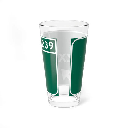 Zzyzx Road (California) (Road Sign) Pint Glss 16oz - Go Mug Yourself